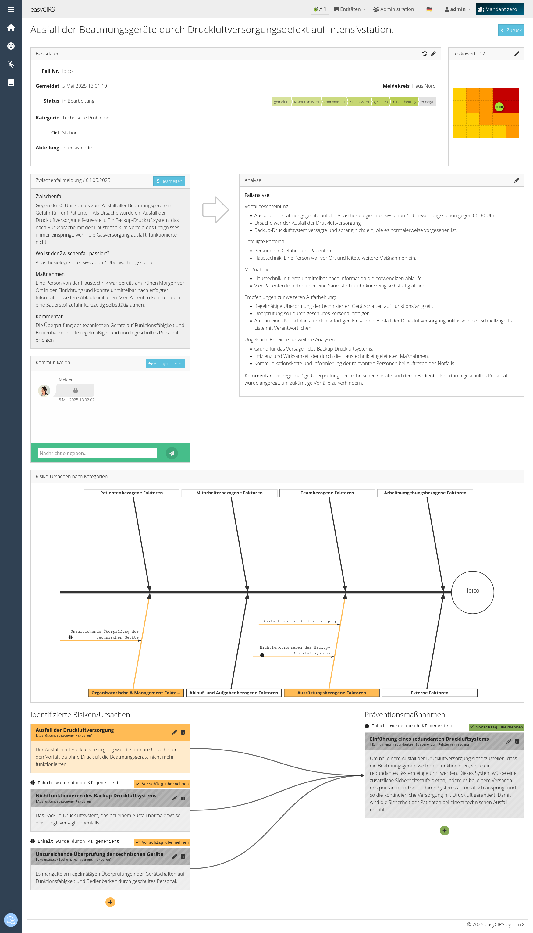 easyCIRS Screenshot Fall